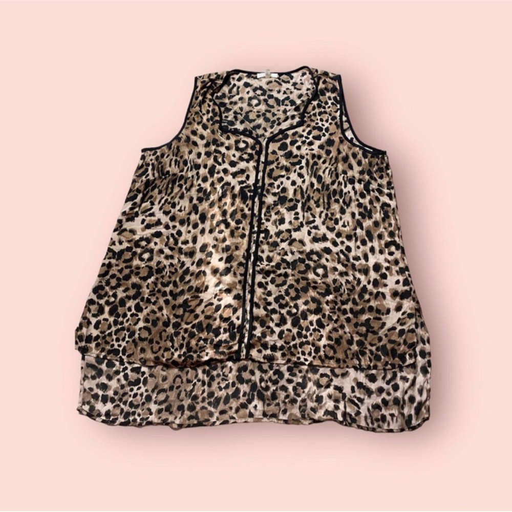 Spense leopard print  tank top Size - 2X